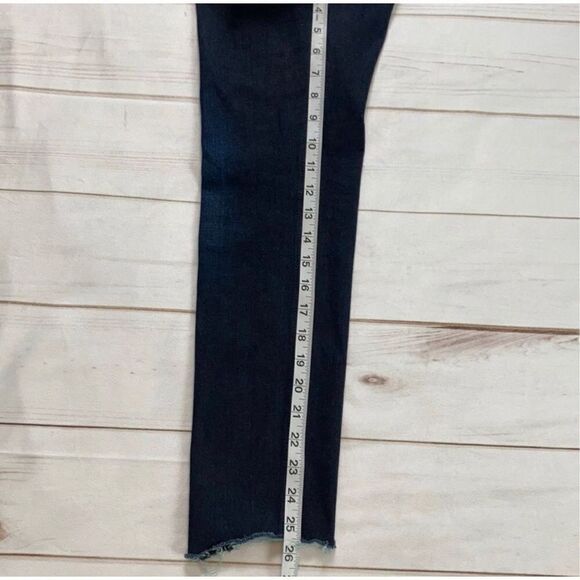 Rag & Bone Modele In Olive Harrow Skinny Raw Hem Jeans Size 29 - Picture 8 of 13